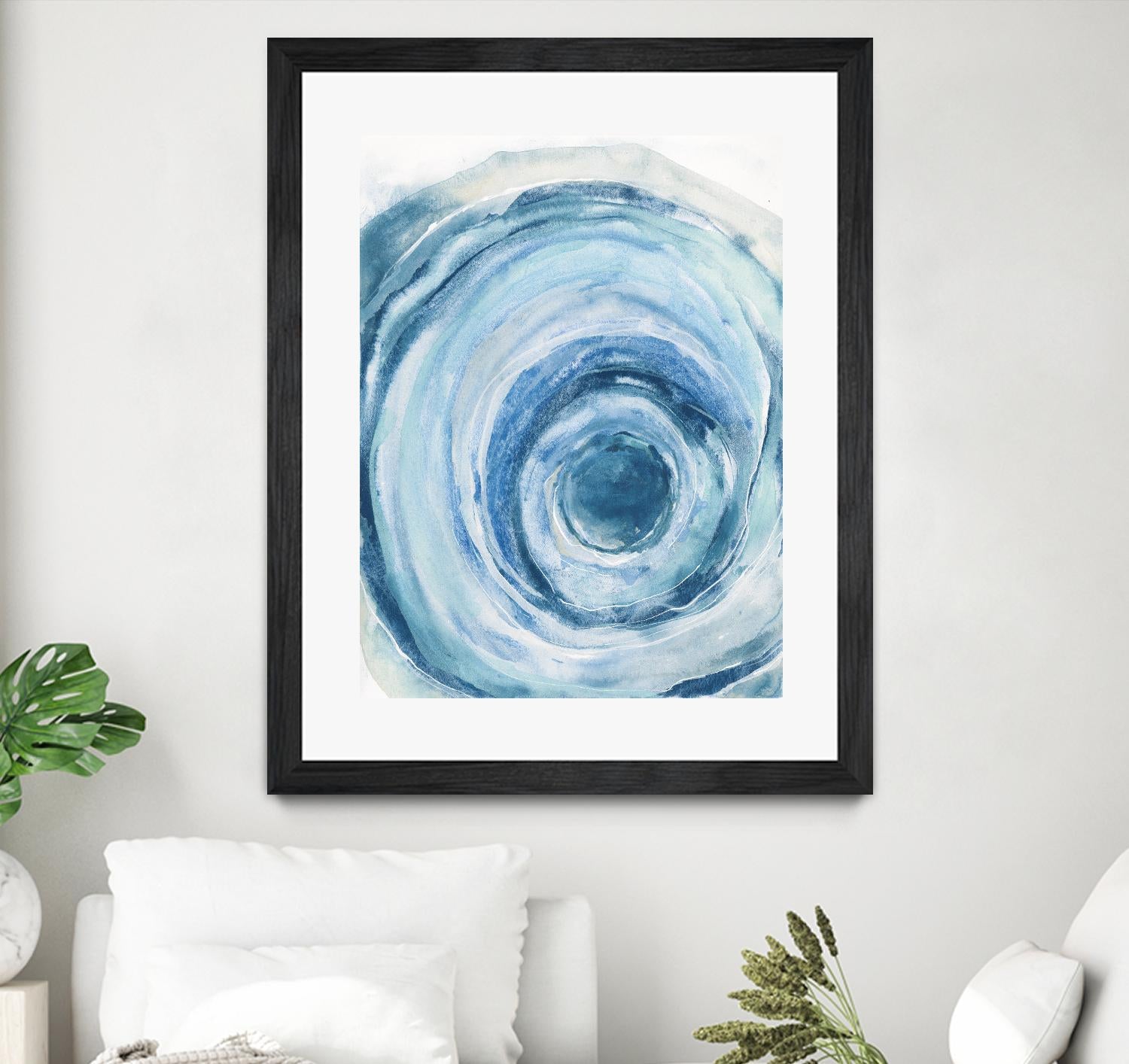 Watercolor Geode IX by Chris Paschke on GIANT ART - white abstract