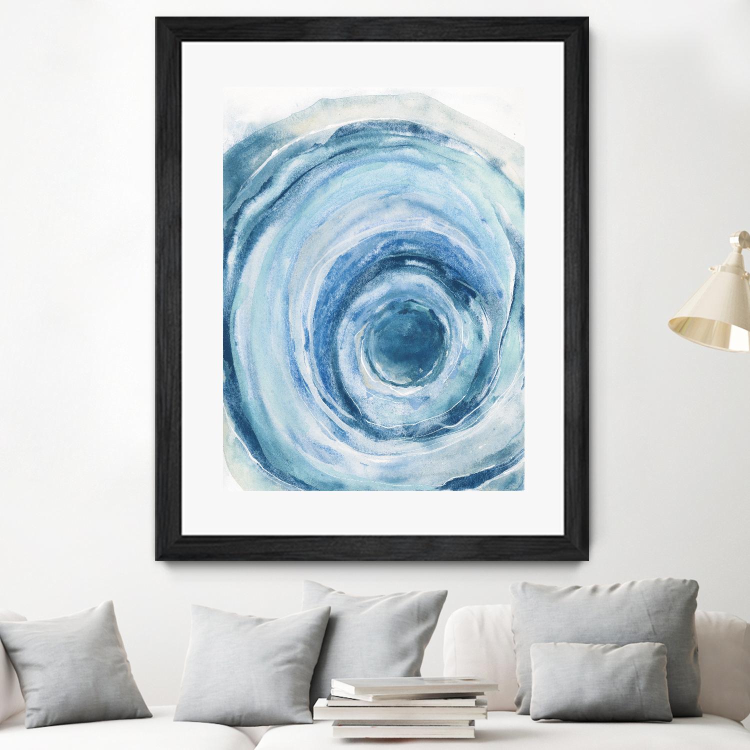 Watercolor Geode IX by Chris Paschke on GIANT ART - white abstract