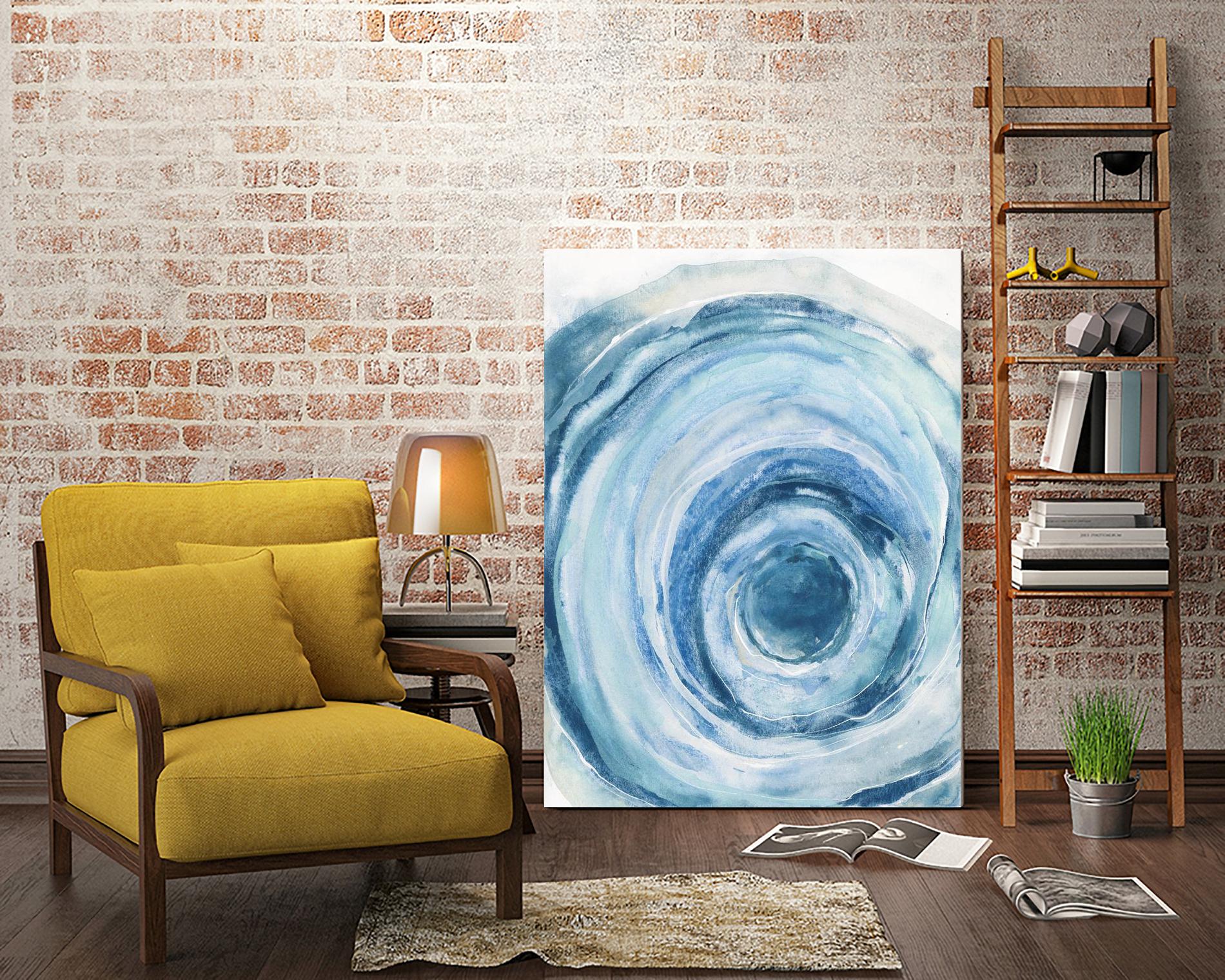 Watercolor Geode IX by Chris Paschke on GIANT ART - white abstract