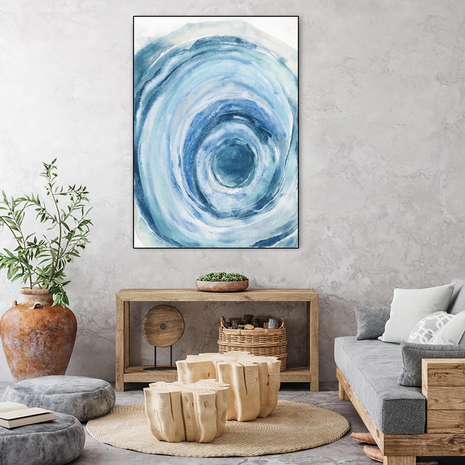 Watercolor Geode IX by Chris Paschke on GIANT ART - white abstract