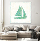 Flamingo Tropicale V by Sue Schlabach on GIANT ART - beige tropical