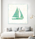 Flamingo Tropicale V by Sue Schlabach on GIANT ART - beige tropical