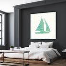 Flamingo Tropicale V by Sue Schlabach on GIANT ART - beige tropical