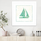 Flamingo Tropicale V by Sue Schlabach on GIANT ART - beige tropical