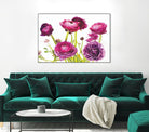 Spring Ranunculus III by Laura Marshall on GIANT ART - green floral