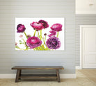 Spring Ranunculus III by Laura Marshall on GIANT ART - green floral