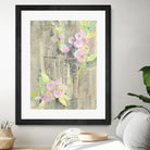 Birdcage Floral I by Albena Hristova on GIANT ART - pink floral
