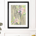Birdcage Floral I by Albena Hristova on GIANT ART - pink floral