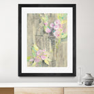 Birdcage Floral I by Albena Hristova on GIANT ART - pink floral