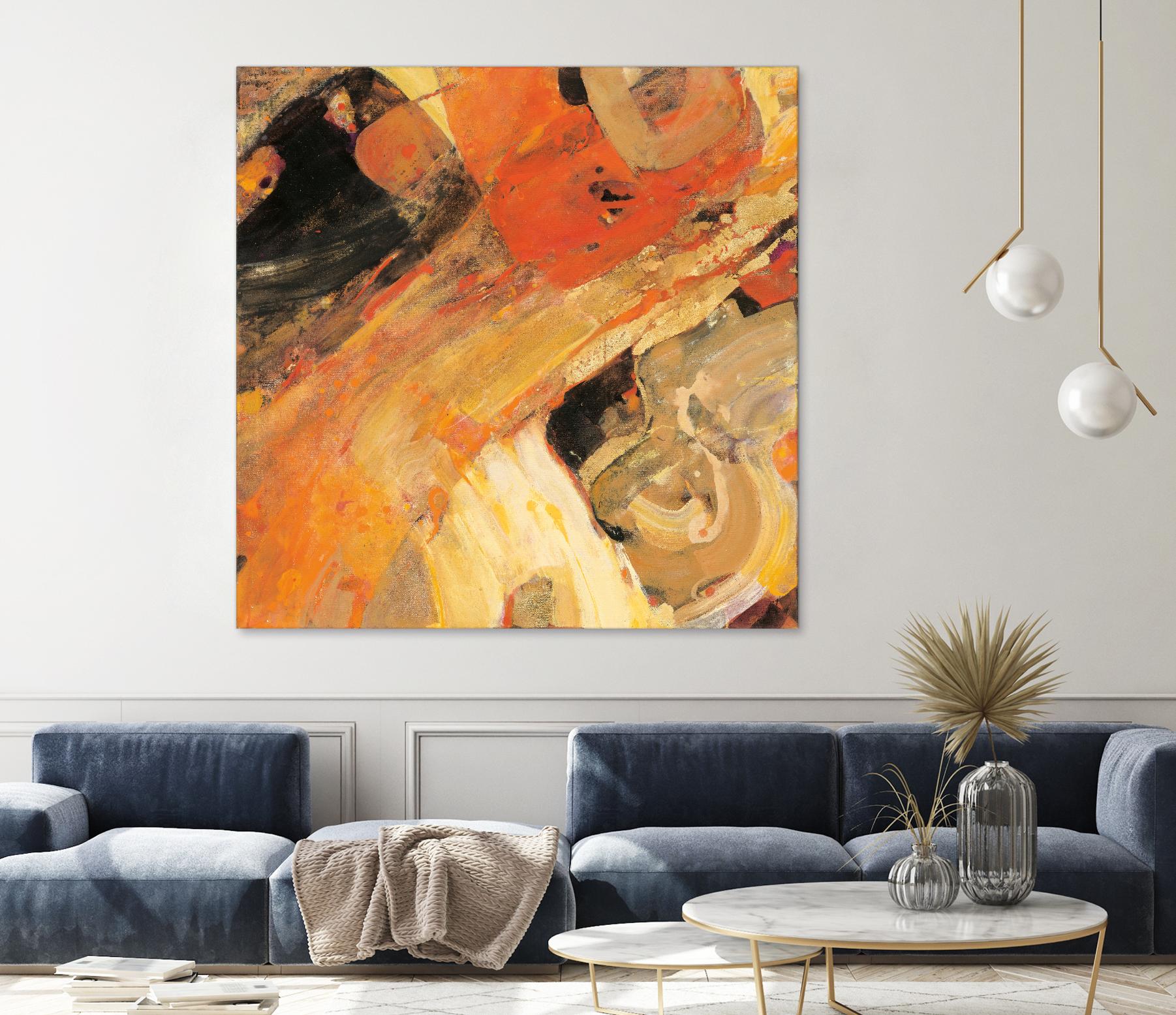 Moab by Albena Hristova on GIANT ART - yellow abstract