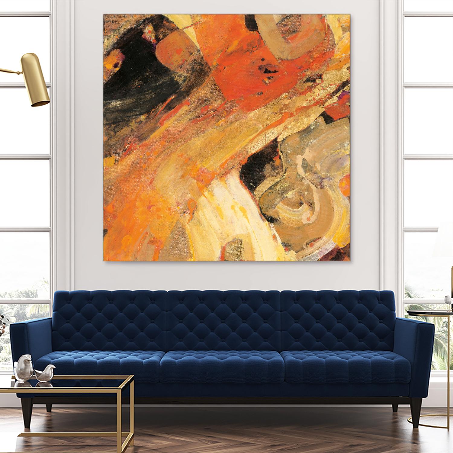 Moab by Albena Hristova on GIANT ART - yellow abstract