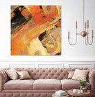 Moab by Albena Hristova on GIANT ART - yellow abstract