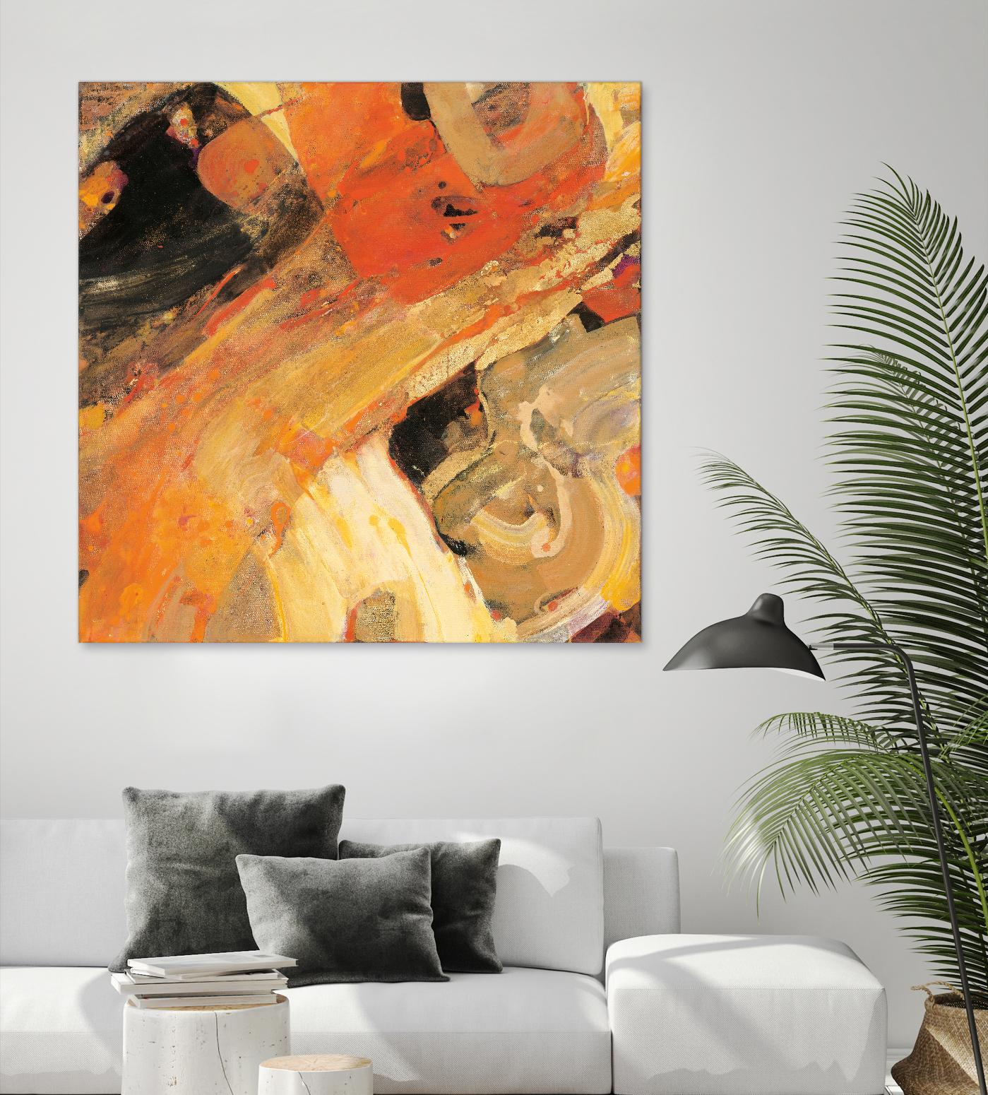 Moab by Albena Hristova on GIANT ART - yellow abstract