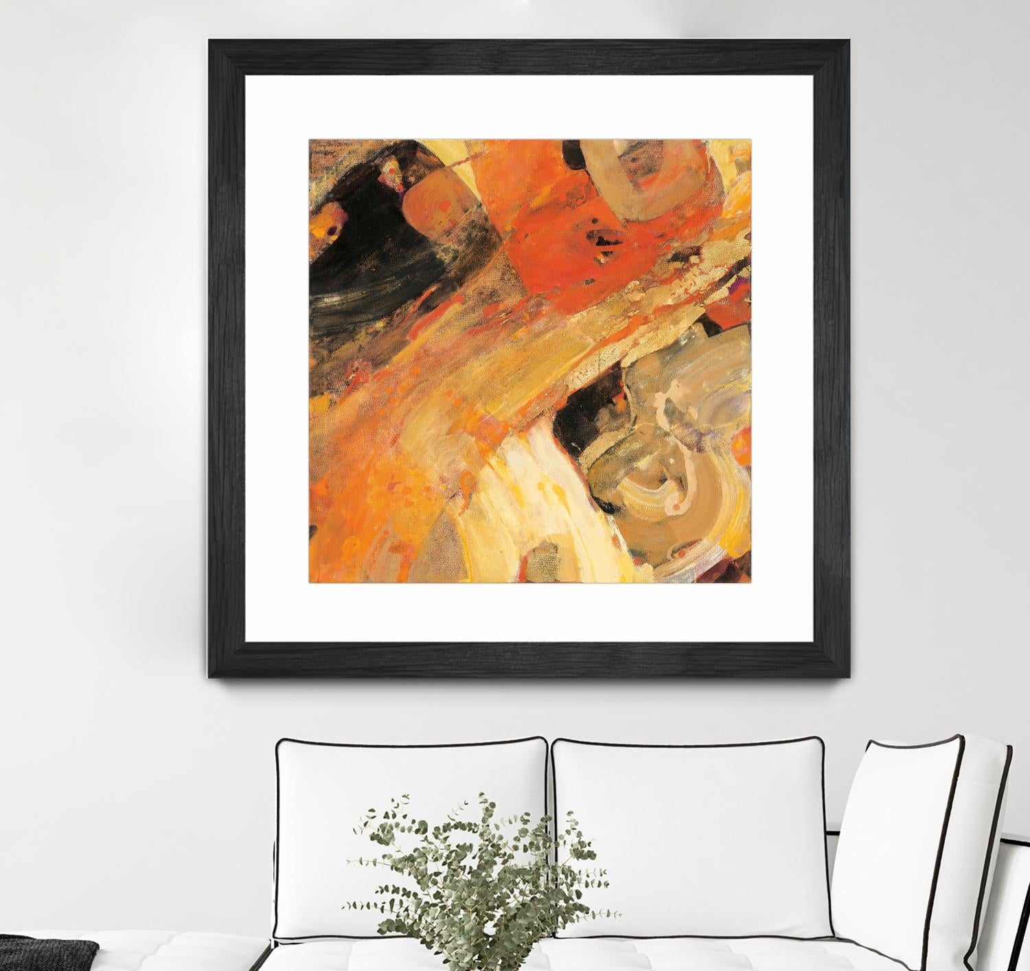 Moab by Albena Hristova on GIANT ART - yellow abstract