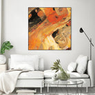 Moab by Albena Hristova on GIANT ART - yellow abstract