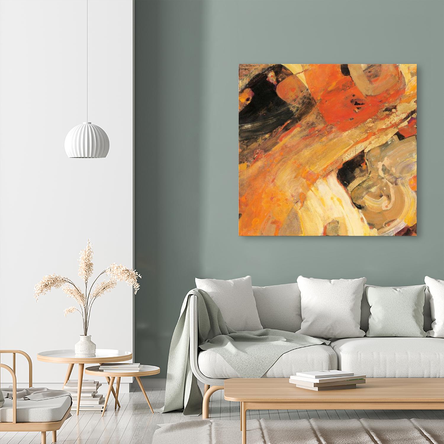 Moab by Albena Hristova on GIANT ART - yellow abstract