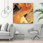 Moab by Albena Hristova on GIANT ART - yellow abstract