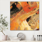 Moab by Albena Hristova on GIANT ART - yellow abstract