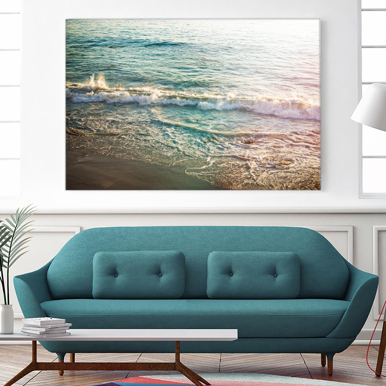 First Light II by Elizabeth Urquhart on GIANT ART - brown sea scene