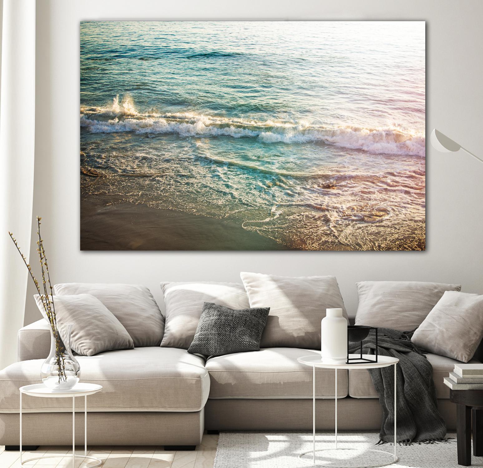 First Light II by Elizabeth Urquhart on GIANT ART - brown sea scene