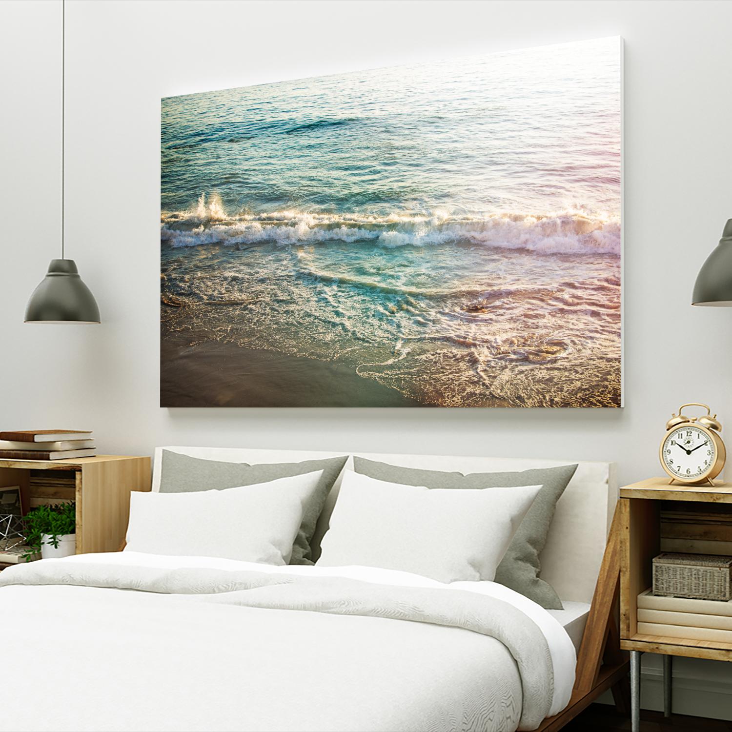 First Light II by Elizabeth Urquhart on GIANT ART - brown sea scene
