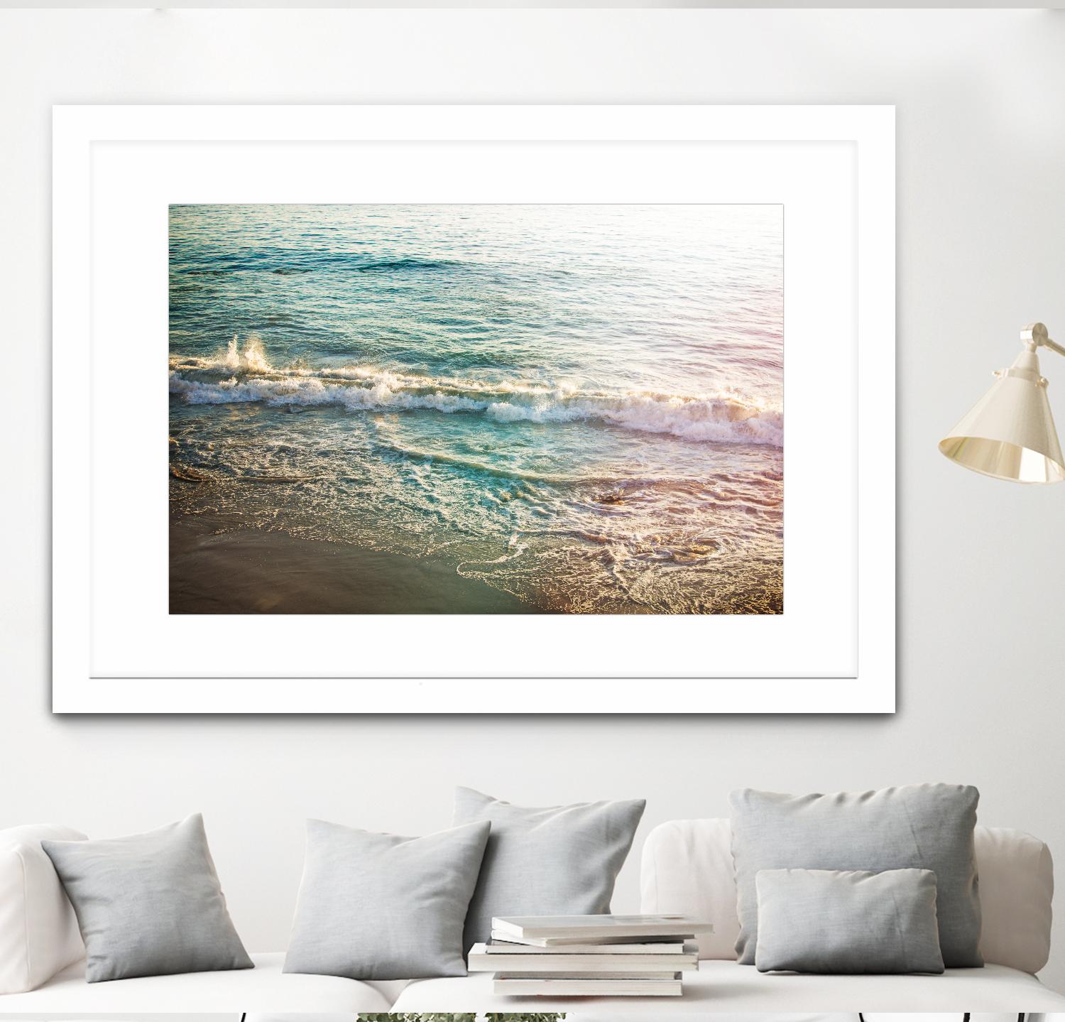 First Light II by Elizabeth Urquhart on GIANT ART - brown sea scene