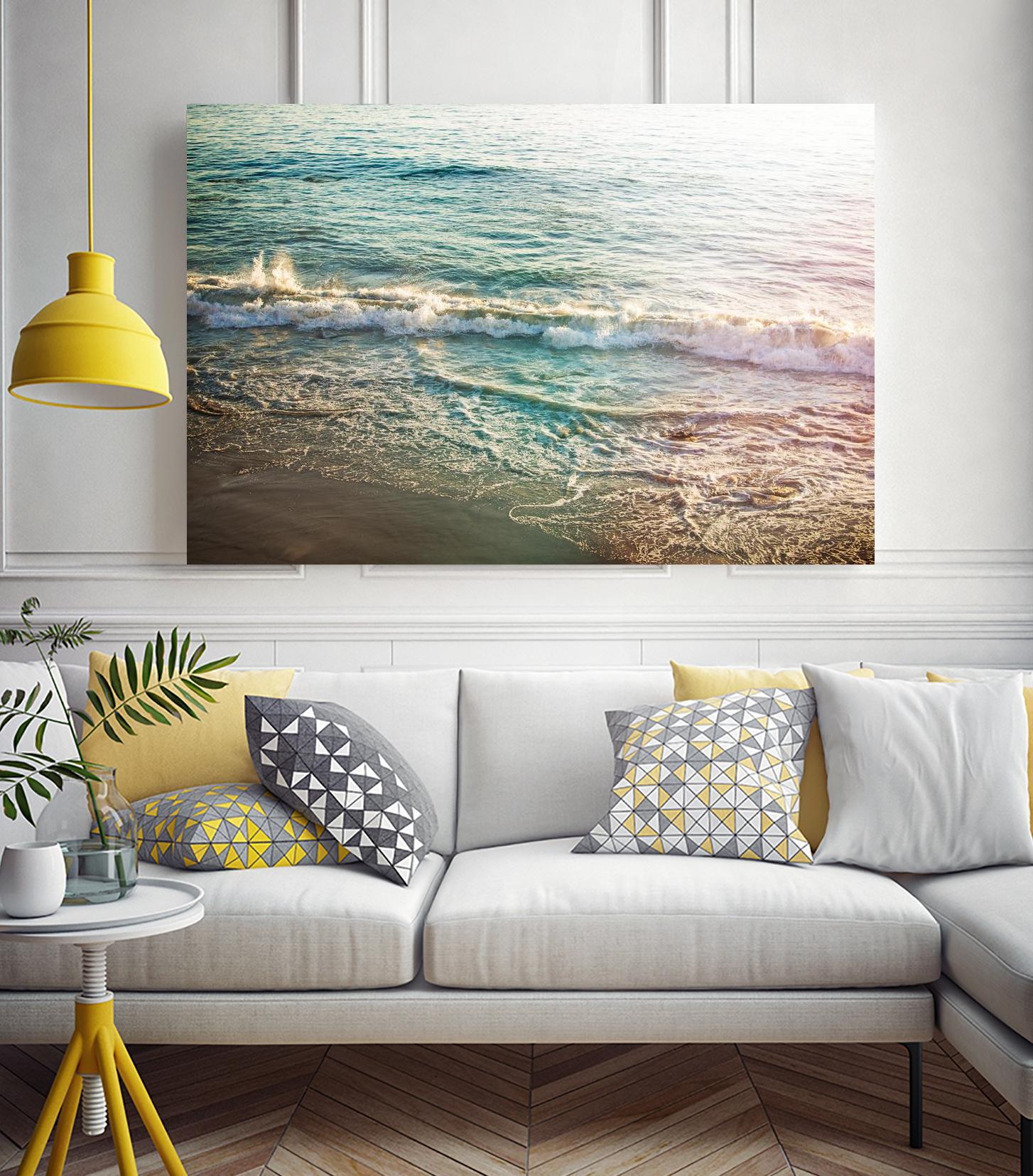 First Light II by Elizabeth Urquhart on GIANT ART - brown sea scene