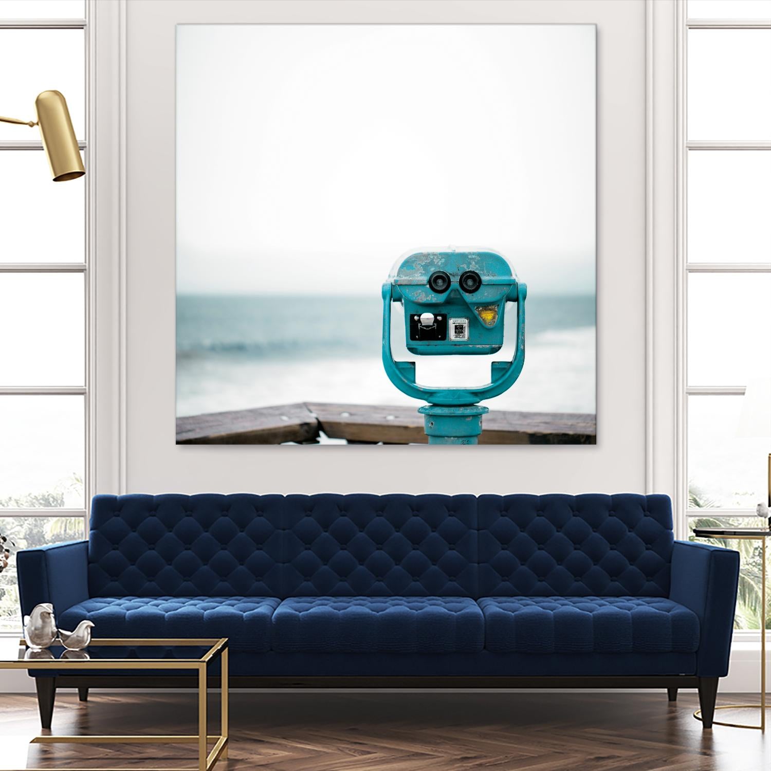 Pacific Cool I by Elizabeth Urquhart on GIANT ART - white sea scene