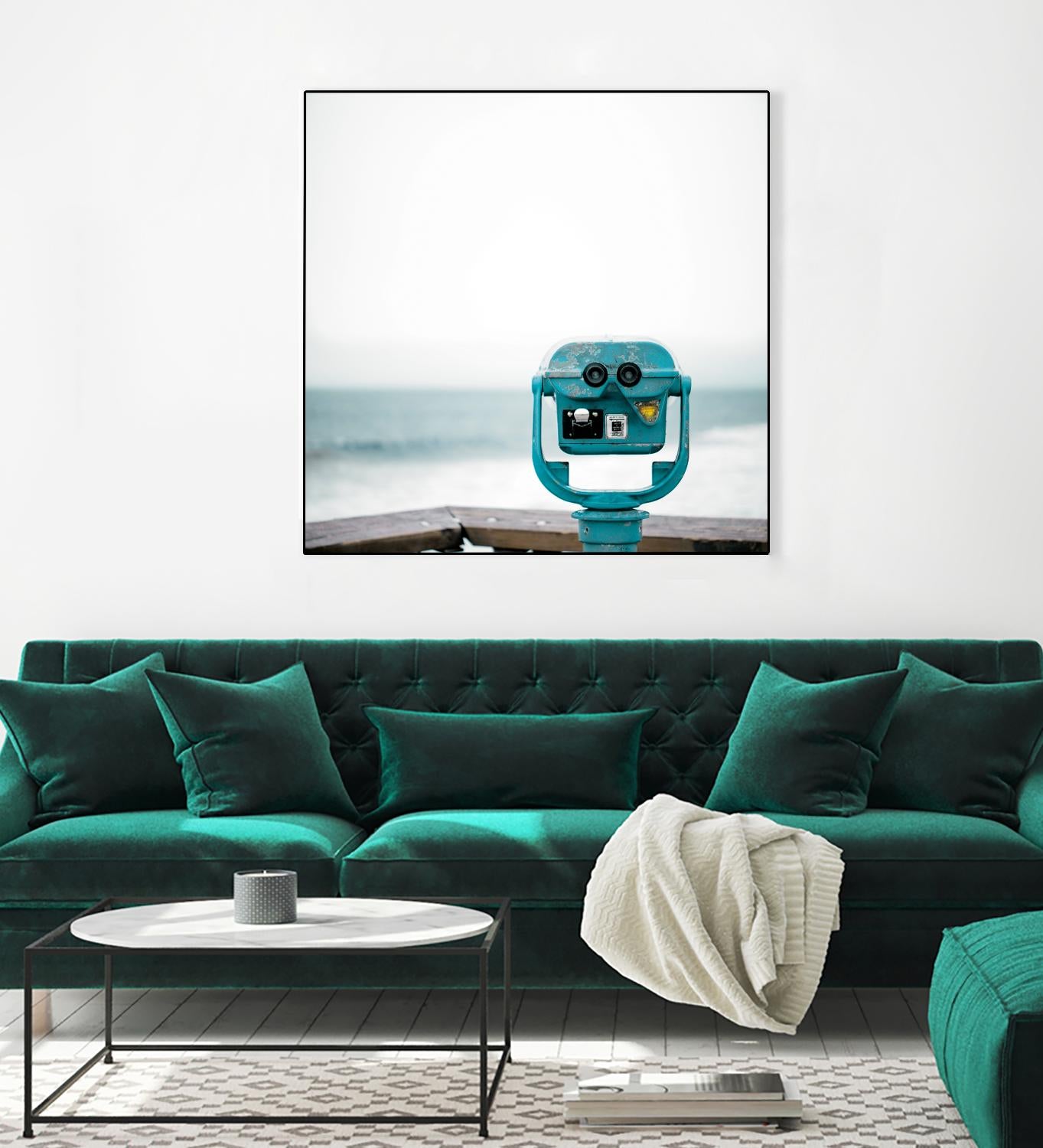 Pacific Cool I by Elizabeth Urquhart on GIANT ART - white sea scene