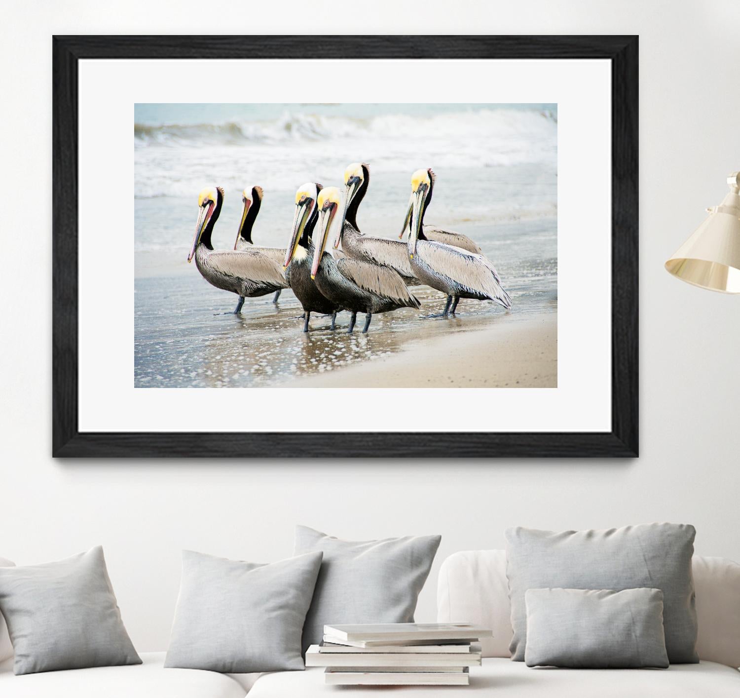 Pacific Cool IV Crop by Elizabeth Urquhart on GIANT ART - grey animals