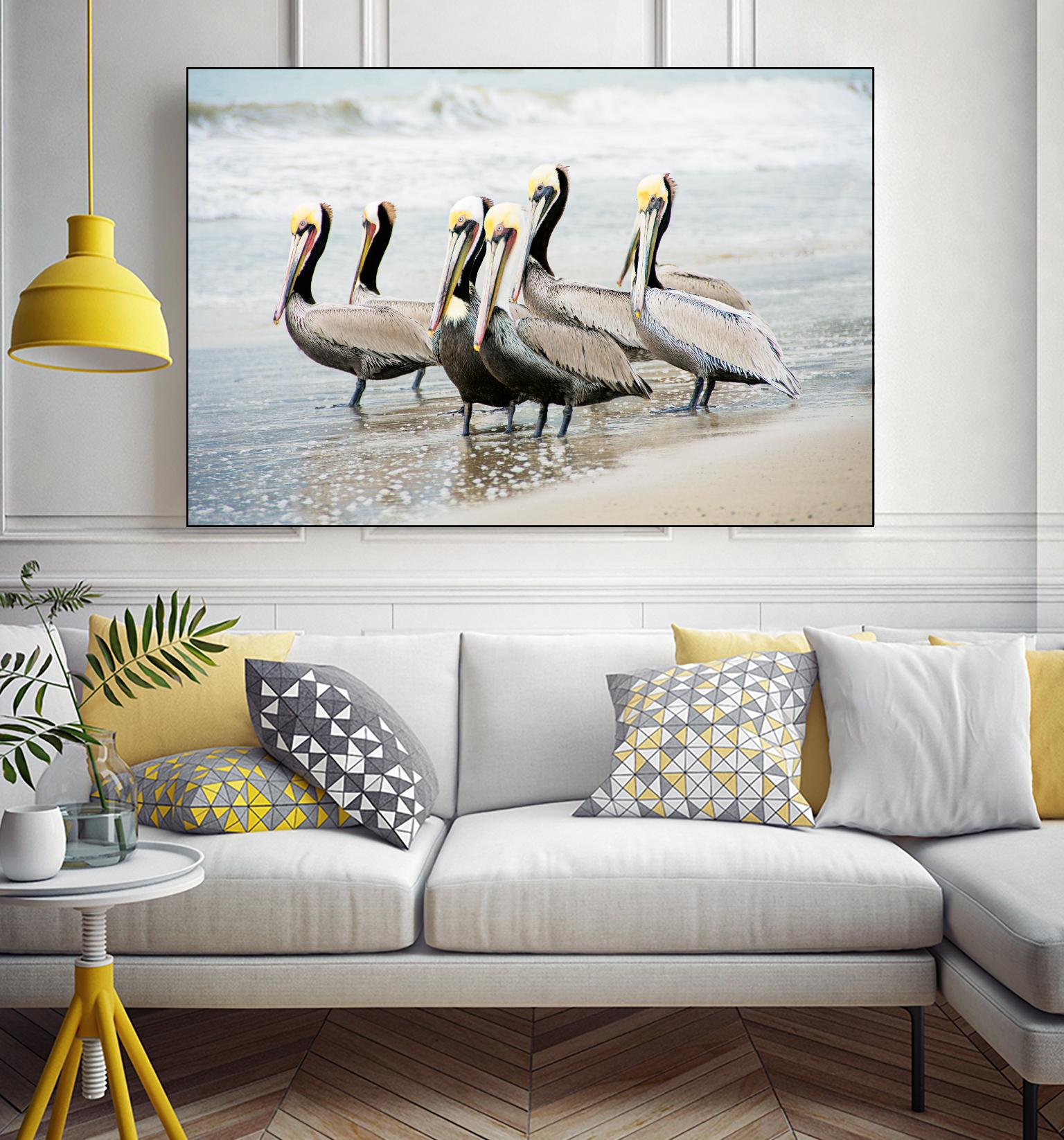 Pacific Cool IV Crop by Elizabeth Urquhart on GIANT ART - grey animals