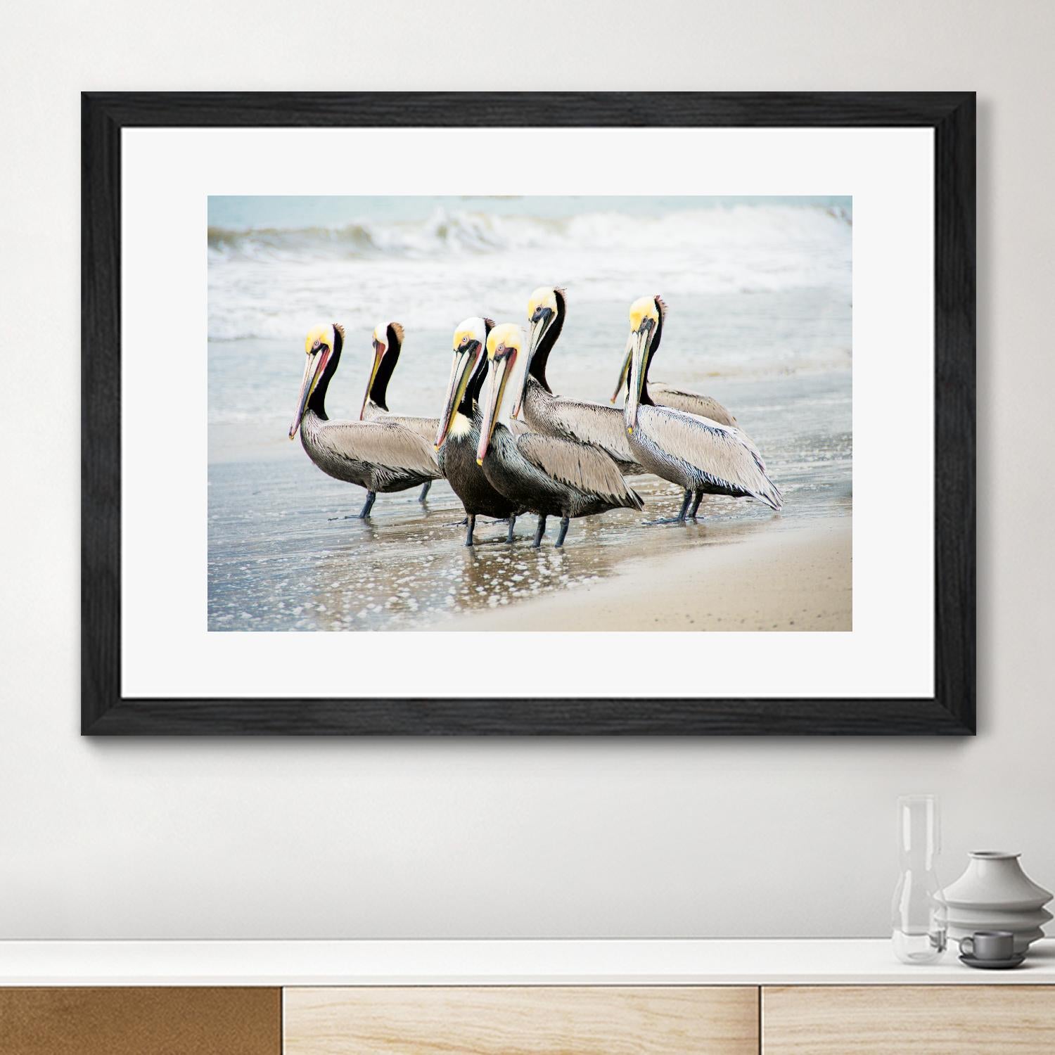 Pacific Cool IV Crop by Elizabeth Urquhart on GIANT ART - grey animals