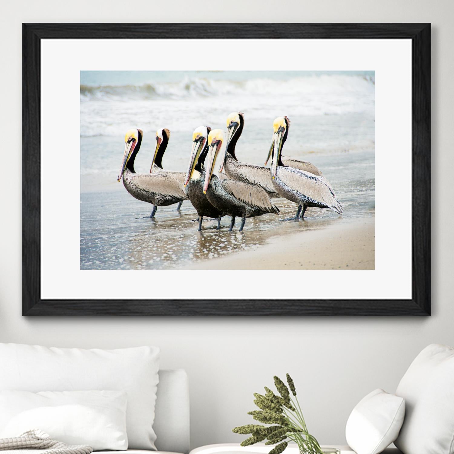 Pacific Cool IV Crop by Elizabeth Urquhart on GIANT ART - grey animals