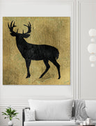 Golden Lodge I by James Wiens on GIANT ART - black animals