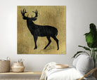 Golden Lodge I by James Wiens on GIANT ART - black animals