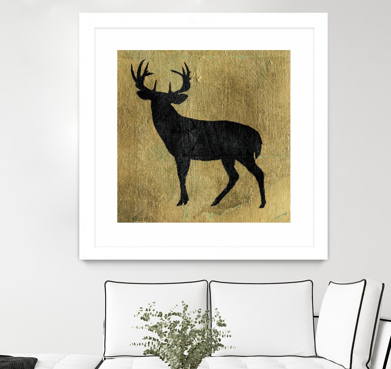 Golden Lodge I by James Wiens on GIANT ART - black animals