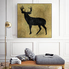 Golden Lodge I by James Wiens on GIANT ART - black animals