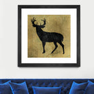 Golden Lodge I by James Wiens on GIANT ART - black animals