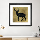 Golden Lodge I by James Wiens on GIANT ART - black animals