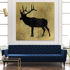 Golden Lodge IV by James Wiens on GIANT ART - black animals