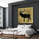 Golden Lodge IV by James Wiens on GIANT ART - black animals