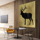Golden Lodge IV by James Wiens on GIANT ART - black animals