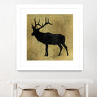 Golden Lodge IV by James Wiens on GIANT ART - black animals