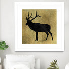 Golden Lodge IV by James Wiens on GIANT ART - black animals