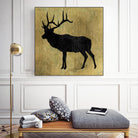 Golden Lodge IV by James Wiens on GIANT ART - black animals