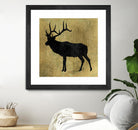 Golden Lodge IV by James Wiens on GIANT ART - black animals