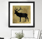 Golden Lodge IV by James Wiens on GIANT ART - black animals