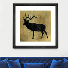 Golden Lodge IV by James Wiens on GIANT ART - black animals