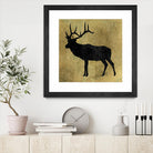 Golden Lodge IV by James Wiens on GIANT ART - black animals