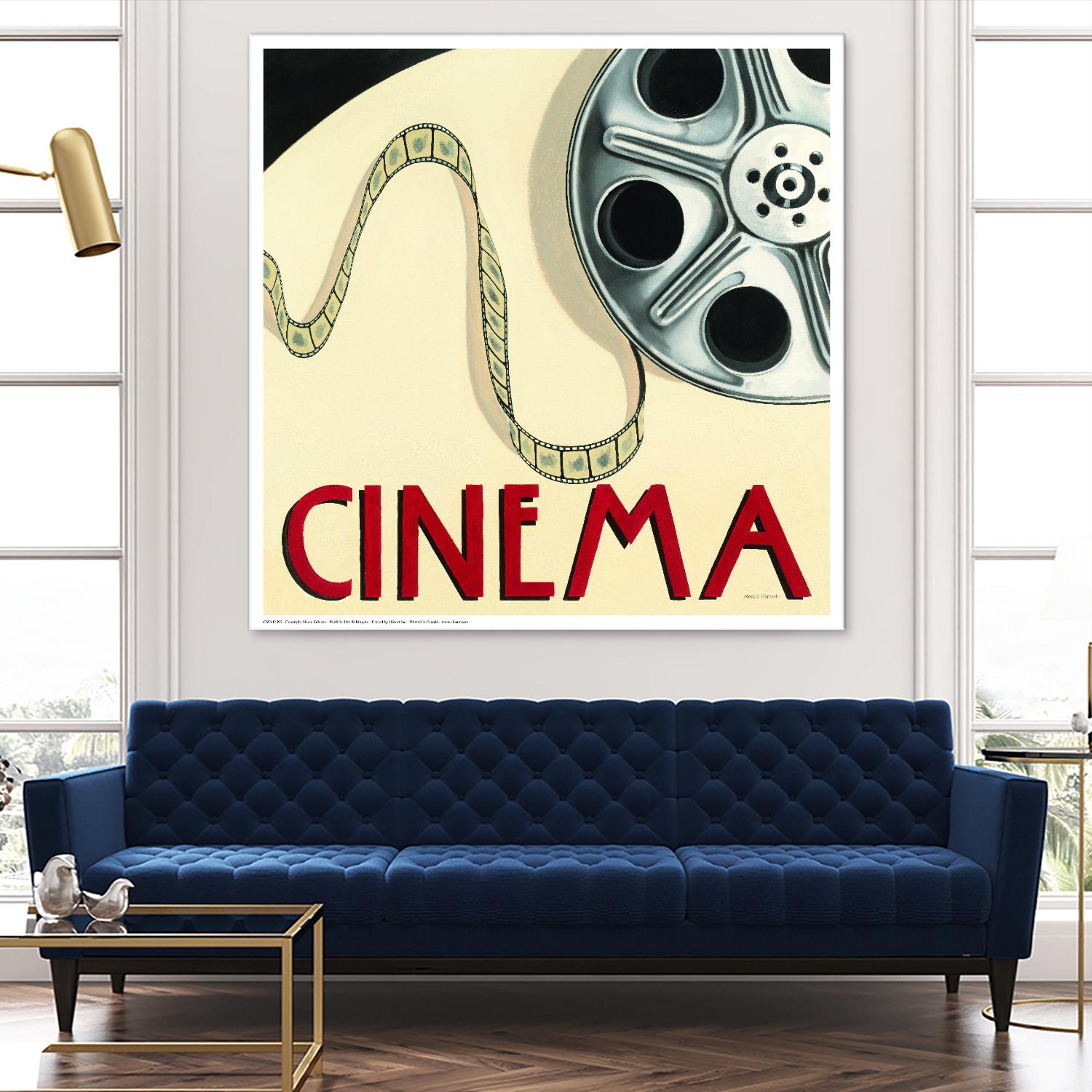 Cinema by Marco Fabiano on GIANT ART - white leisure